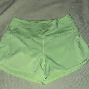 Faded zap Lululemon shorts